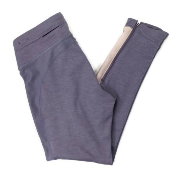 Calia Warm Legging WAX32055PRT Cadet Purple Ombre Spatter Womens Medium - Picture 7 of 12